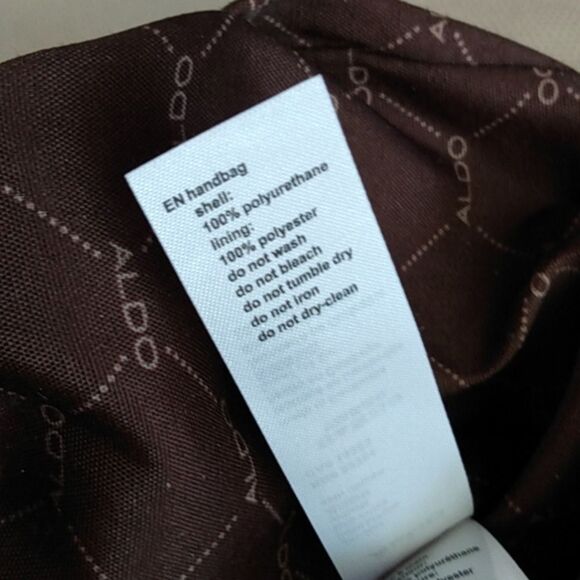 ALDO Pebble-Grain Shoulder Bag – Cream‎ – Gold-Chain Strap - Picture 9 of 16